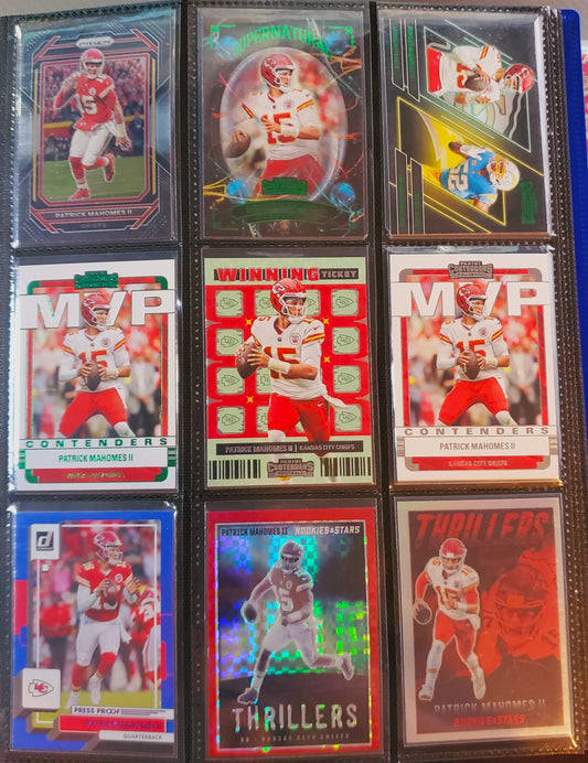 Kansas City Chiefs Sports Cards Lot – Panini NFL Trading Cards