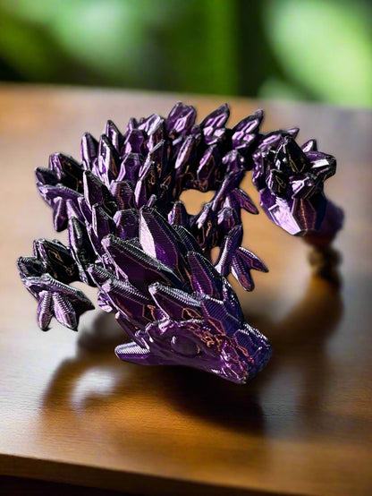 Purple & Black Articulating Dragon