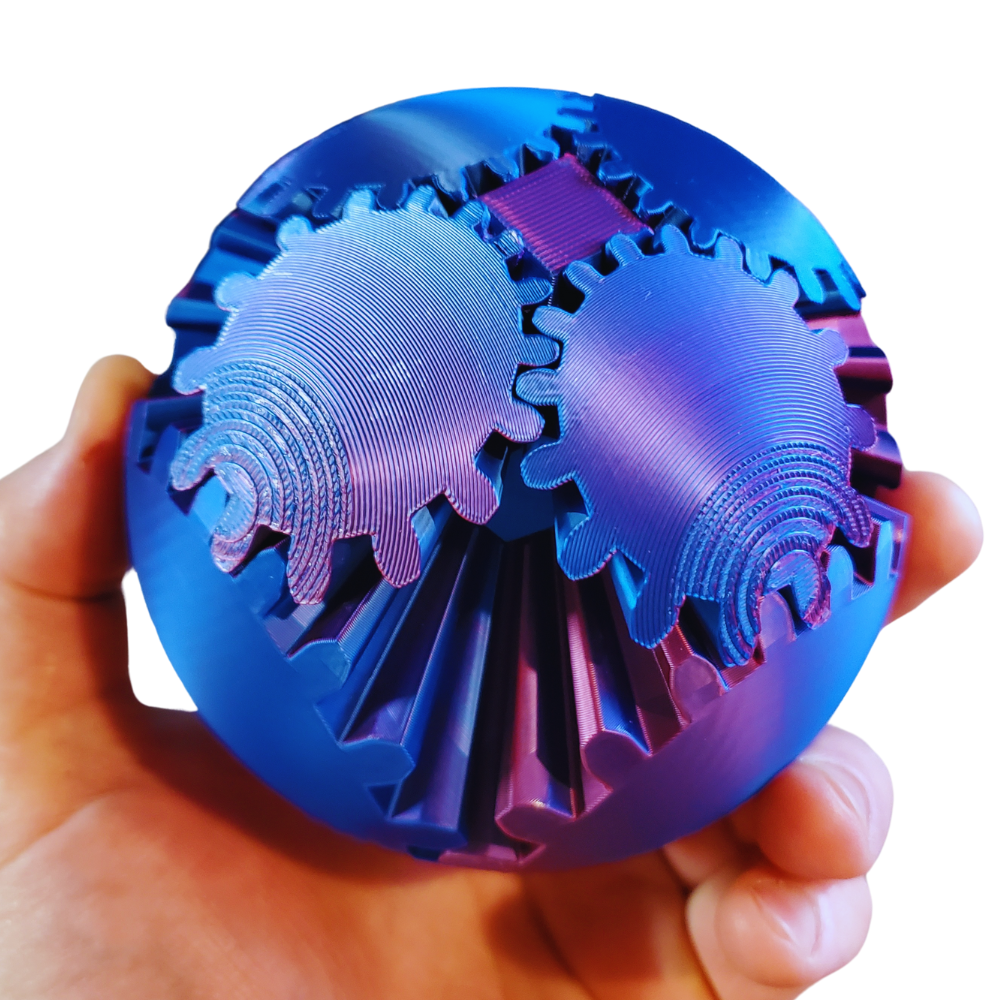 demonstrating the compact size and vibrant color scheme suitable for stress relief and focus enhancement.